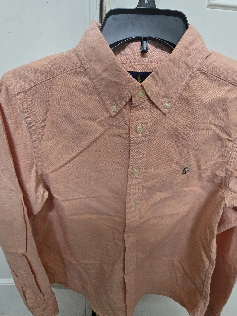 Ralph Lauren Boy's Light Salmon Button-Down Shirt